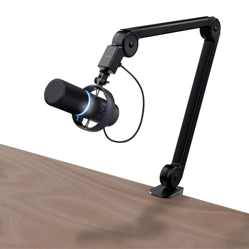 Microfon de studio profesional pe suport Trust GXT 255+ ONYX / USB / Black 2