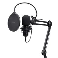 Microfon de streaming cu brat reglabil Trust GXT 270 Emita II+/ USB A-С
