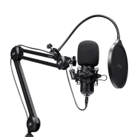 Microfon de streaming cu brat reglabil Trust GXT 270 Emita II+/ USB A-С 3