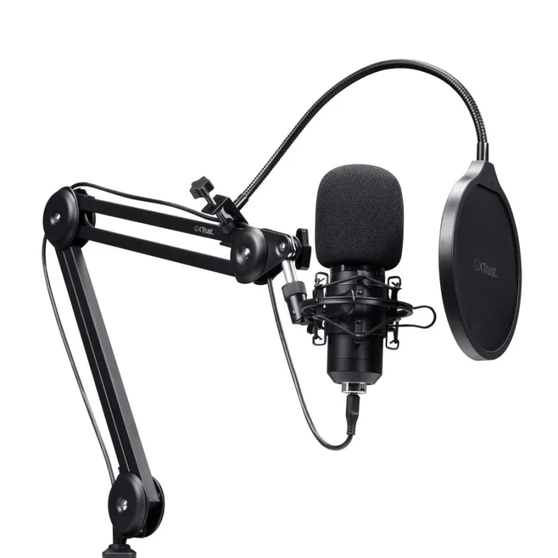 Microfon de streaming cu brat reglabil Trust GXT 270 Emita II+/ USB A-С 3