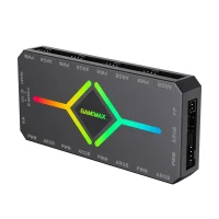 Fan Hub Gamemax V4.0 ARGB+PWM Controller(V4.0), Black  6