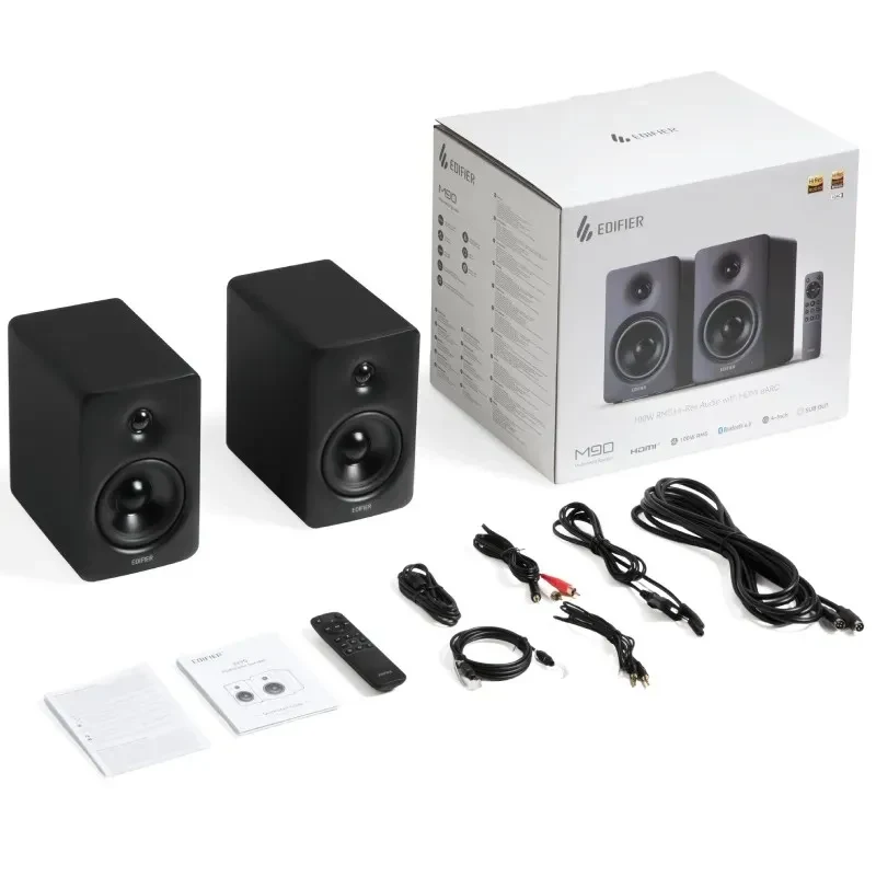 Difuzoare active Edifier M90 White/ 100W RMS/ Bluetooth/ Black 7