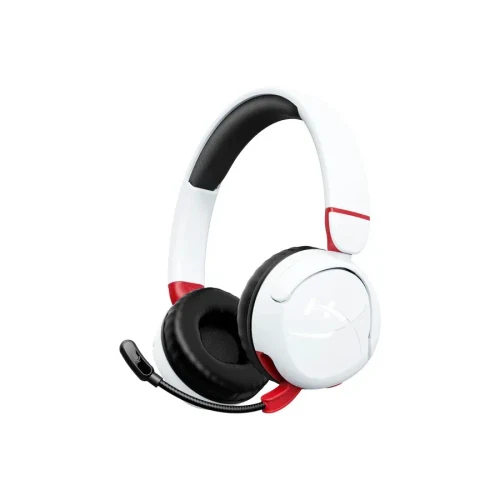 Casti Wireless Headset HyperX Cloud Mini, White/Red, [7G8F2AA]