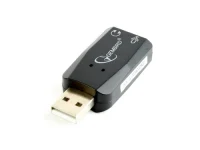 Gembird SC-USB2.0-01 ”Virtus Plus”  USB Sound Card,  connectors: USB A-type male, 3.5mm stereo headphone jack, 3.5mm microphone input jack, 3.5 mm line-in jack,  CMedia CM108B 4