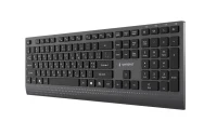 Gembird KB-MCH-06-CYRL, Professional Slim wired multimedia keyboard with Type-C adapter, Cyrillic layout, Black 4