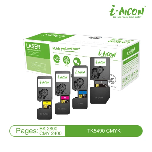 TK5490 Cyan Kyocera cartridge compatible Aicon 2.400 pages (With Chip)