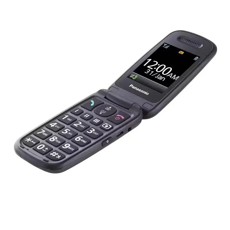 KX-TU446 Panasonic 2G Rubber Grey Clam Shell 9