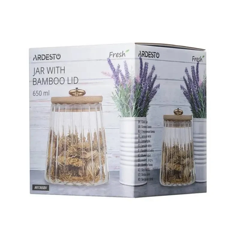 Lunch box Ardesto AR1365BV, Transparent 4