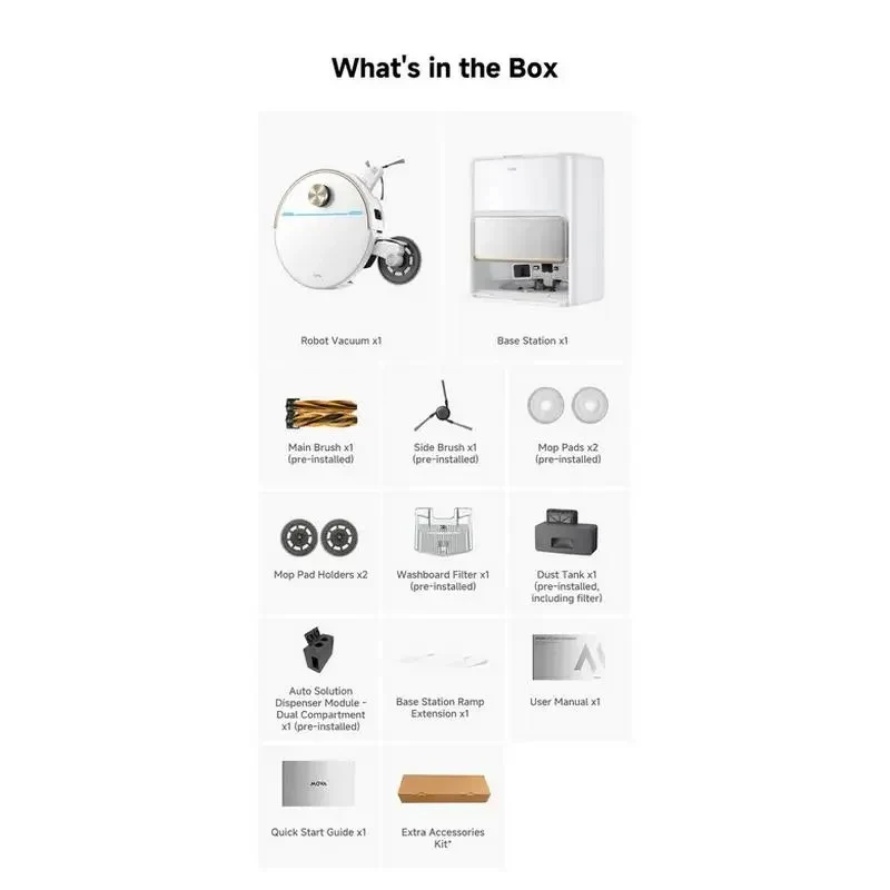 Robot Vacuum Cleaner Mova V70 Ultra Complete, White 6
