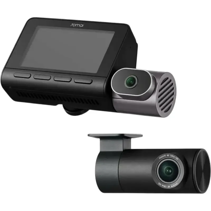 Car Front and Rear Dash Cam Set 70mai T800 + Rear Cam RC41, Black 5