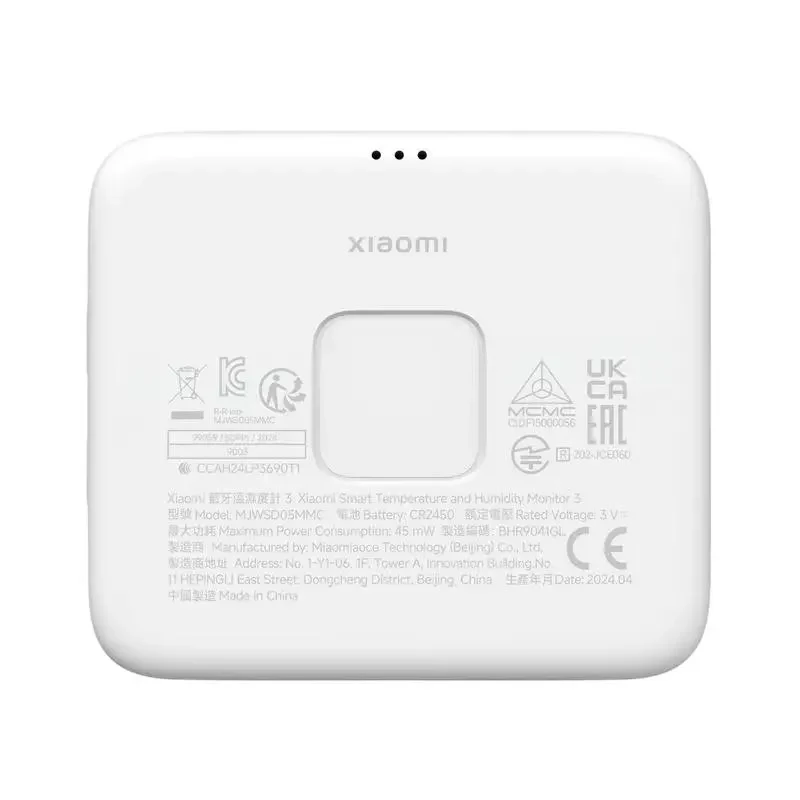 Temperature and Humidity sensor Xiaomi Mi Temperature and Humidity Monitor 3, White 3