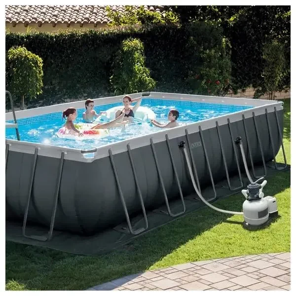 Framed Pool Intex 26364, 31805L, Anthracite 4
