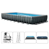 Framed Pool Intex 26364, 31805L, Anthracite 2