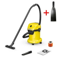 Vacuum Cleaner Karcher WD 3 V-17/4/20 + Duza auto WD, Yellow