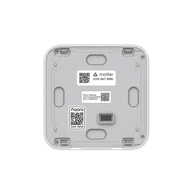Smart thermostat AQARA Floor Heating Thermostat W500, White 4