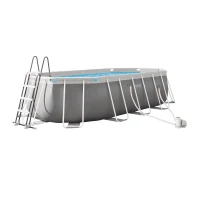 Framed Pool Intex Prism Frame 26796, 13365L, Light Gray, 26796 8