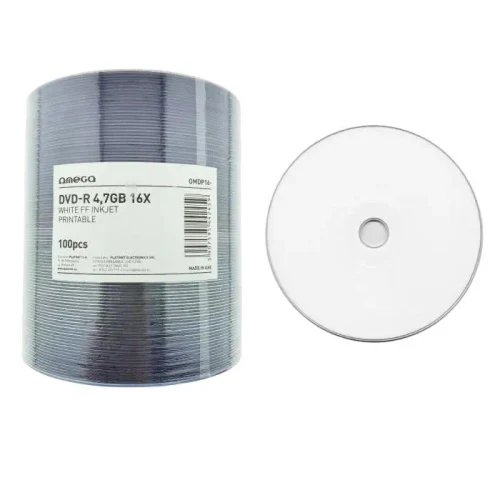 DVD Omega 44245, 100pcs, Spindle