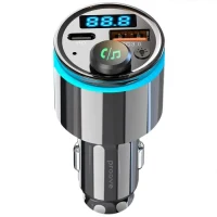 Car Charger Proove FM Launcher Nexus (PD+QC3.0) Type-C+USB Black 8