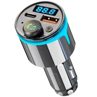 Car Charger Proove FM Launcher Nexus (PD+QC3.0) Type-C+USB Black