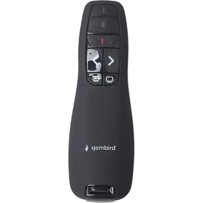 Presenter Gembird WP-L-12, Class 2 Laser, Range: 10m, 2.4 Ghz, 84g, 2xAAA 4