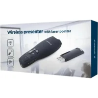 Presenter Gembird WP-L-12, Class 2 Laser, Range: 10m, 2.4 Ghz, 84g, 2xAAA 5