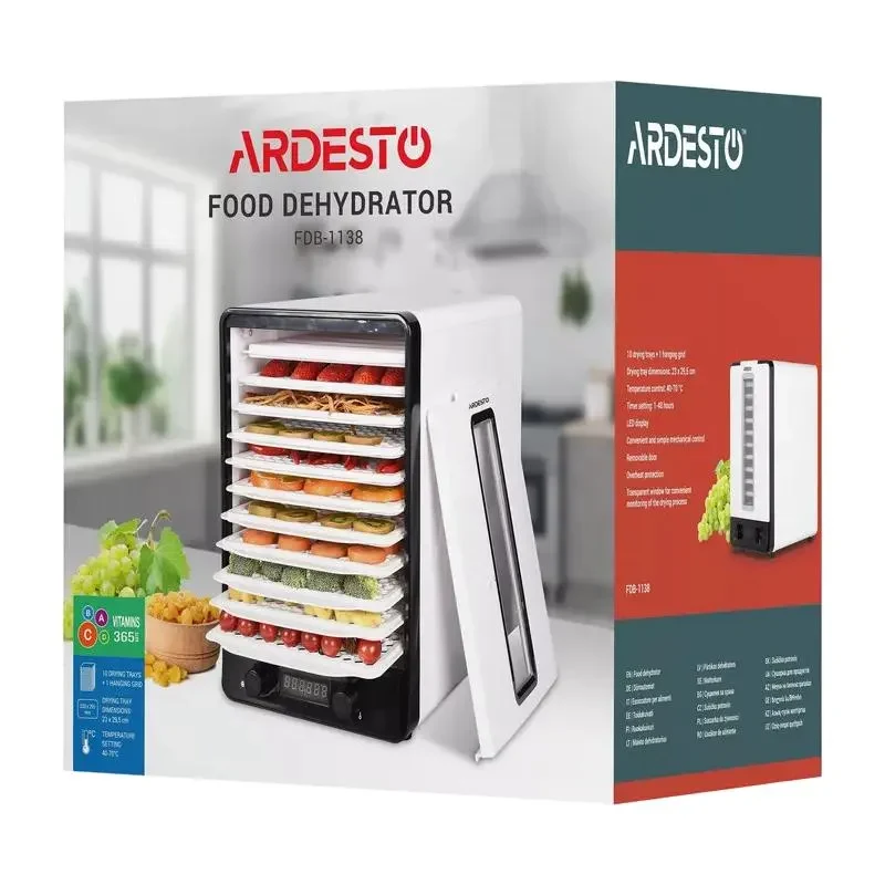 Fruit Dryer Ardesto FDB-1138, White 8