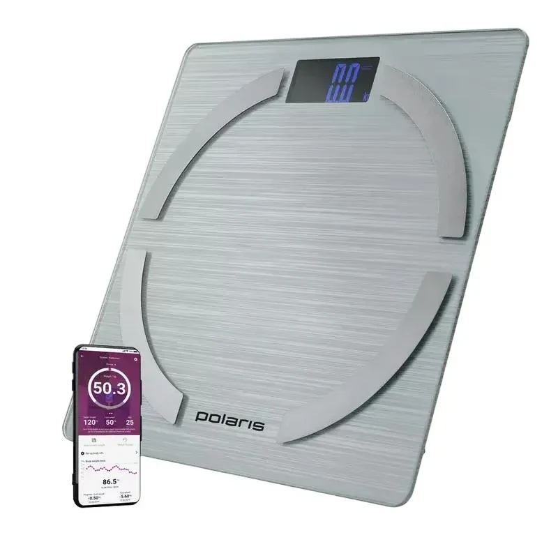 Electronic floor scales Polaris PWS 1886, Silver 4