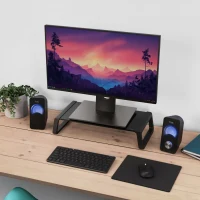 TRUST Monta Tempered glass monitor stand, max weight 10 kg, height 98mm, width 415 mm, depth 225 mm 3