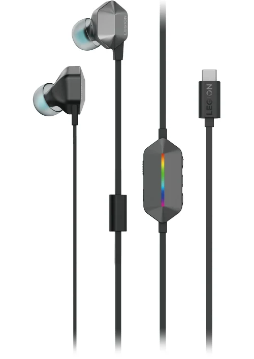 Casti Gaming Lenovo Legion E510, Stormy Gray