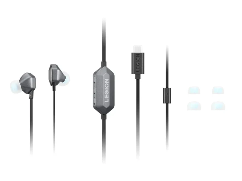 Casti Gaming Lenovo Legion E510, Stormy Gray 2