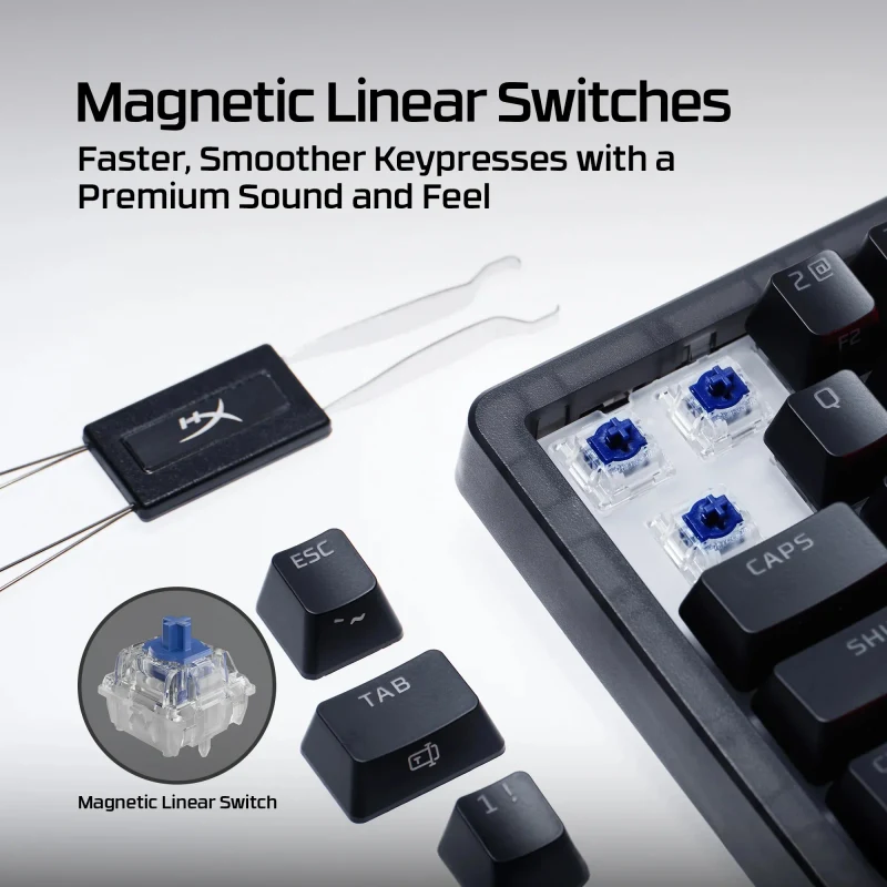 Tastatura Gaming magneticaHYPERX Alloy Origins 2 PRO 65, [BN7S3AA#ABA] 7