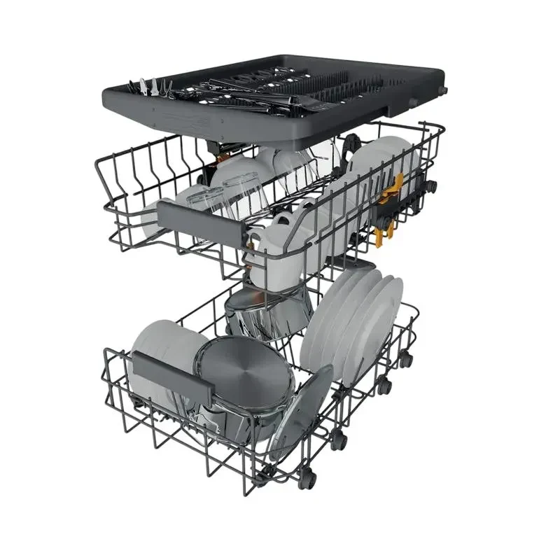 Dishwasher Whirlpool WH6IC11BS7LSA0, Black 2