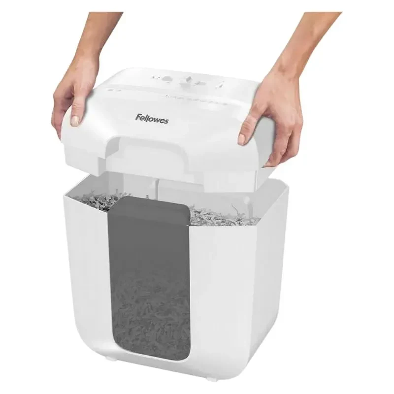 Fellowes  Powershred® LX25M, DIN Level P-4, Cross 4х12mm, Capacity 6sheets, Vol.11 lit, WHITE 2