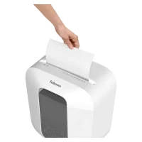 Fellowes  Powershred® LX25M, DIN Level P-4, Cross 4х12mm, Capacity 6sheets, Vol.11 lit, WHITE 3
