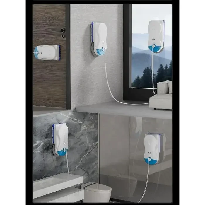 Window cleaner robot HUTT 10, White 4