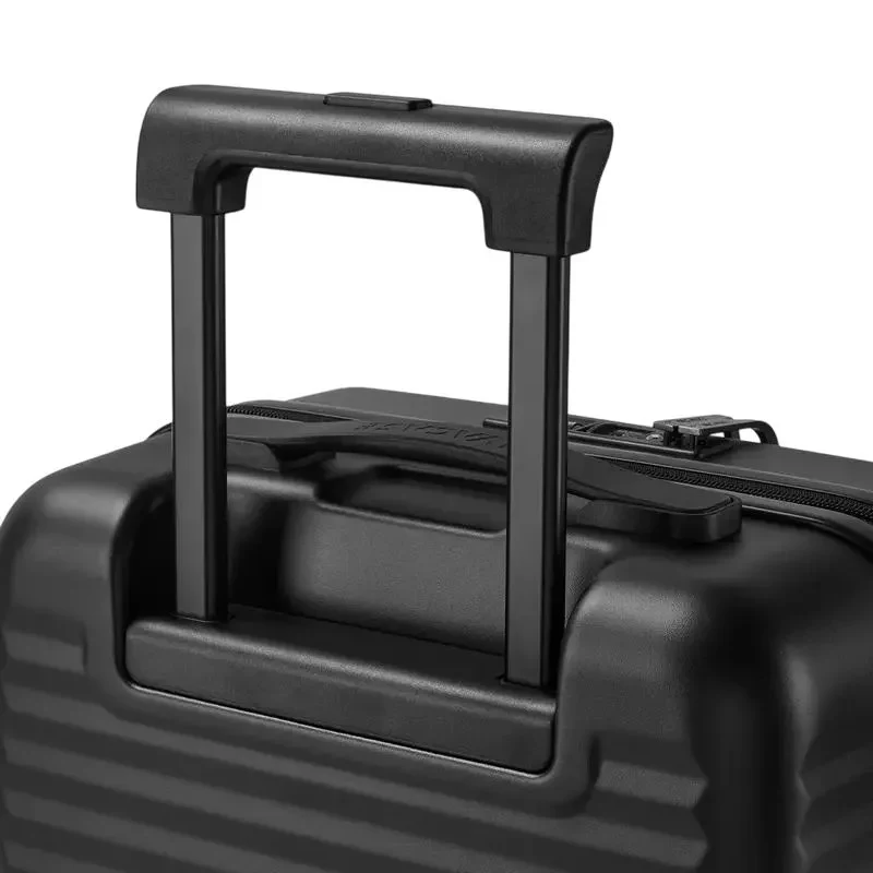 RIVACASE 8180 black Clark-ECO Hardshell carry-on hand cabin luggage 20"/34L 6