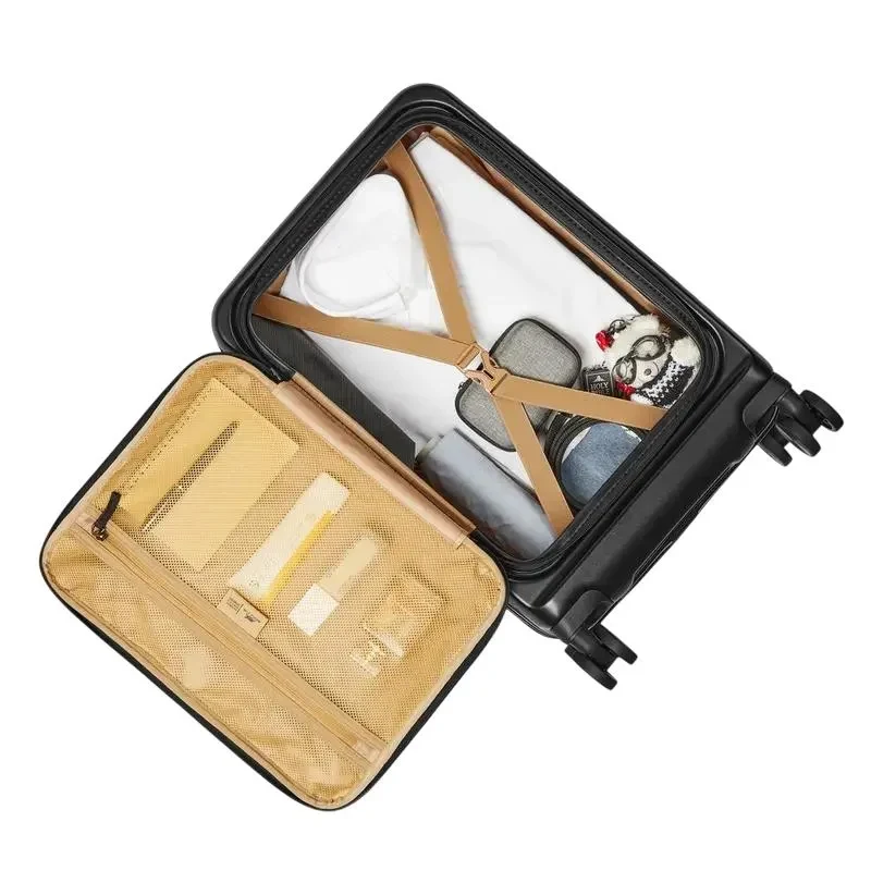 RIVACASE 8180 black Clark-ECO Hardshell carry-on hand cabin luggage 20"/34L 12