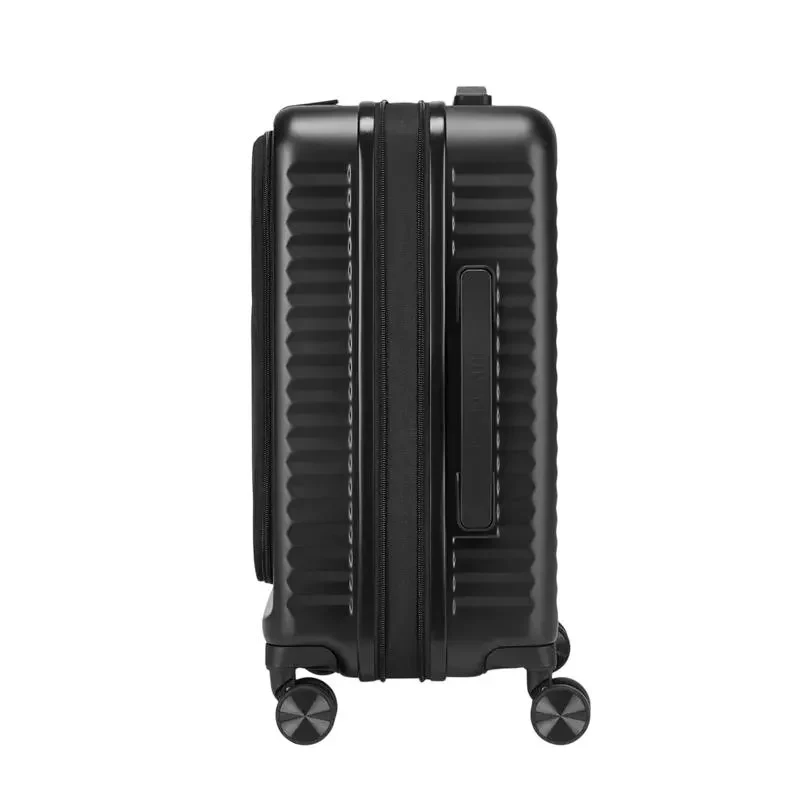 RIVACASE 8180 black Clark-ECO Hardshell carry-on hand cabin luggage 20"/34L 14
