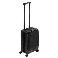 RIVACASE 8180 black Clark-ECO Hardshell carry-on hand cabin luggage 20"/34L 16