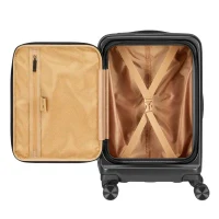 RIVACASE 8180 black Clark-ECO Hardshell carry-on hand cabin luggage 20"/34L 3