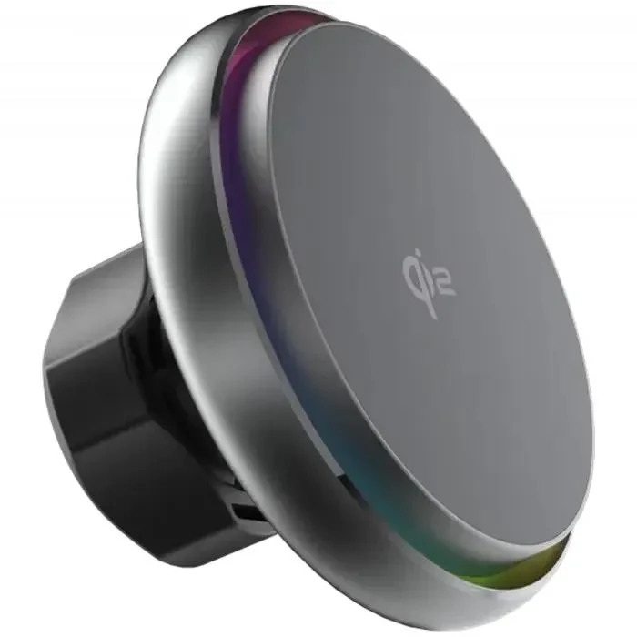 Car Mount With Wireless Charger Proove Icecore Qi2 15W, Gray 4