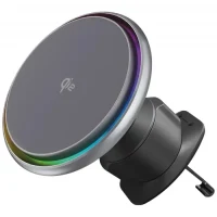 Car Mount With Wireless Charger Proove Icecore Qi2 15W, Gray