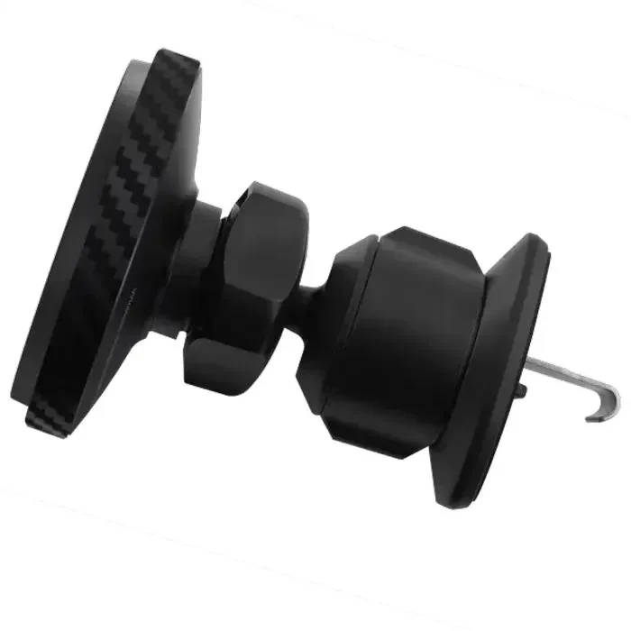Car Mount With Wireless Charger Proove Graphite Circle Qi2 15W, Black 6