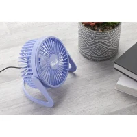 Fan Cellularline Desk Breeze, Violet 5