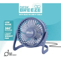 Fan Cellularline Desk Breeze, Violet 2
