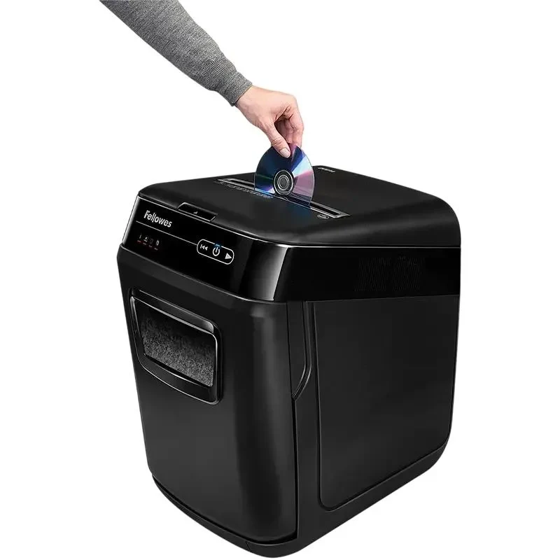 Fellowes  AutoMax™200M, DIN Level P-5, Cross 4х38mm, Paper feeder: 200sheets, Vol.32 lit. Paper Clip 5
