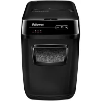 Fellowes  AutoMax™200M, DIN Level P-5, Cross 4х38mm, Paper feeder: 200sheets, Vol.32 lit. Paper Clip