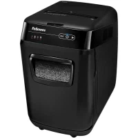 Fellowes  AutoMax™200M, DIN Level P-5, Cross 4х38mm, Paper feeder: 200sheets, Vol.32 lit. Paper Clip 2