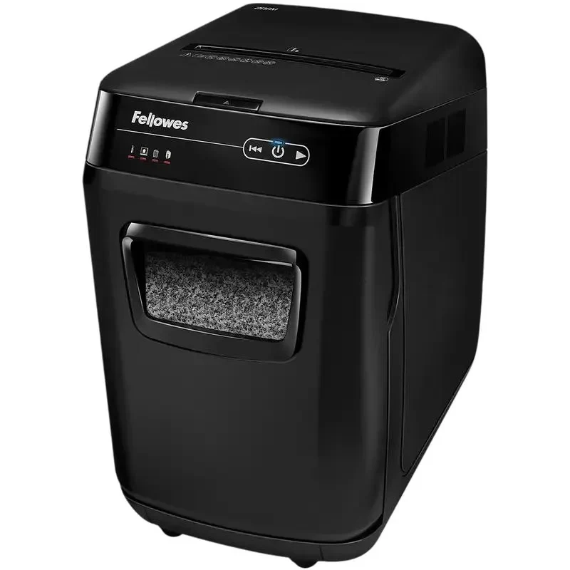 Fellowes  AutoMax™200M, DIN Level P-5, Cross 4х38mm, Paper feeder: 200sheets, Vol.32 lit. Paper Clip 2