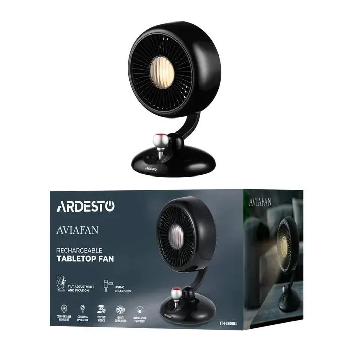 Fan Ardesto FT-F3600BL, Black 7